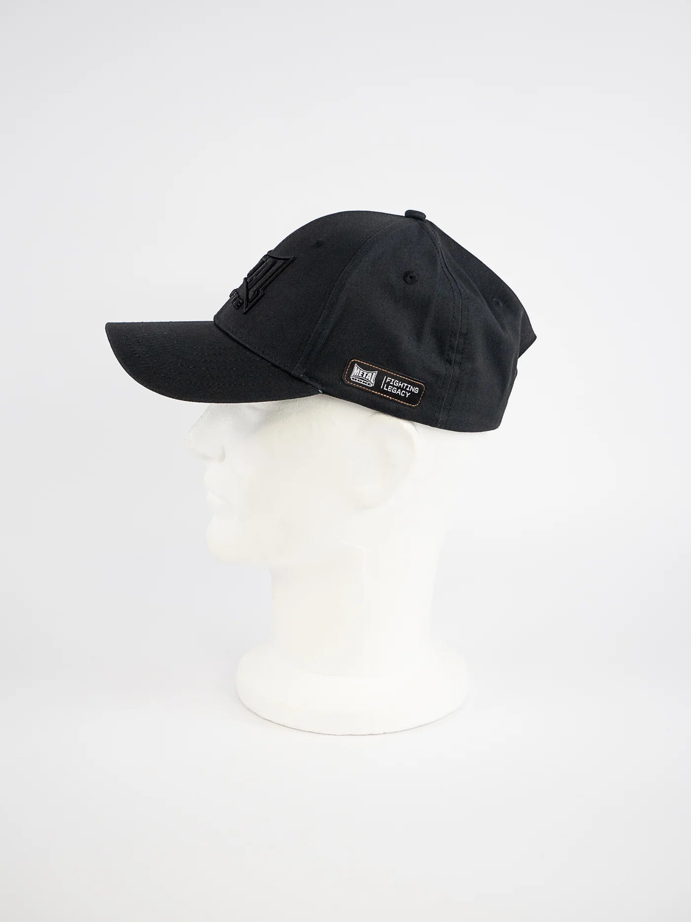 Casquette Metal Boxe Broderie 3D - Noir