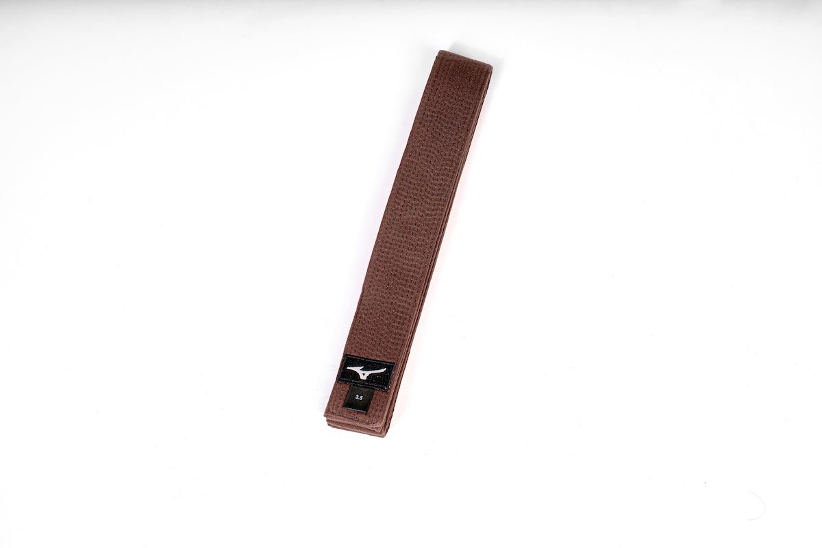 Ceinture Obi Pkt Arts Martiaux Mizuno Marron