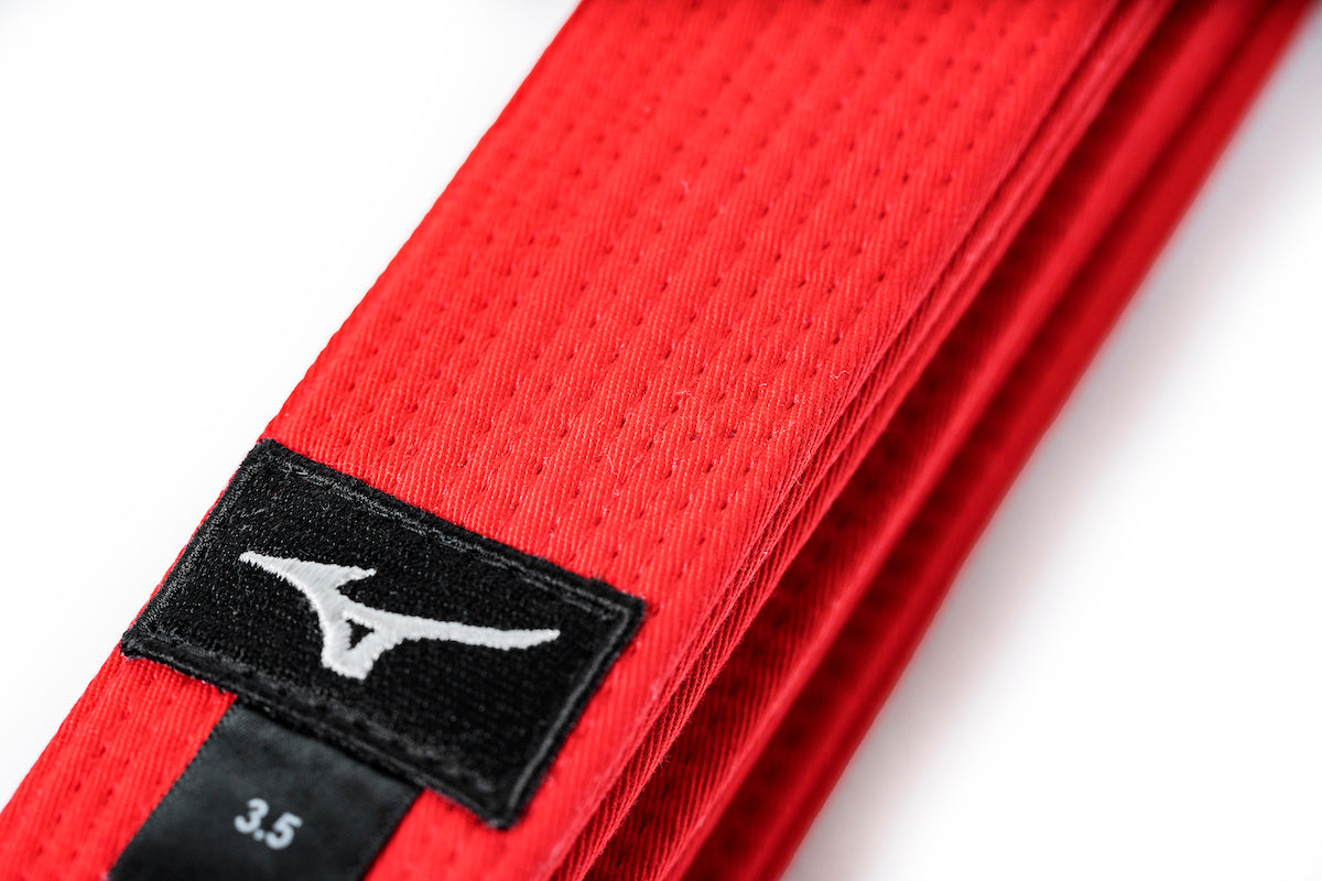 Ceinture Obi Pkt Arts Martiaux Mizuno red