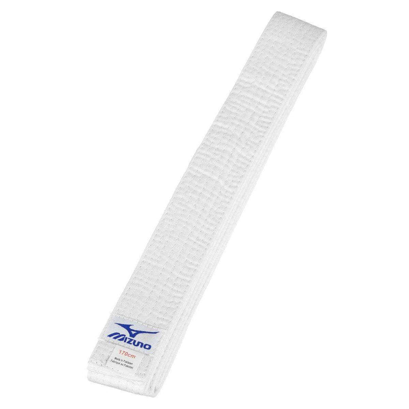 Ceinture blanche Mizuno – Obi d’initiation arts martiaux en coton