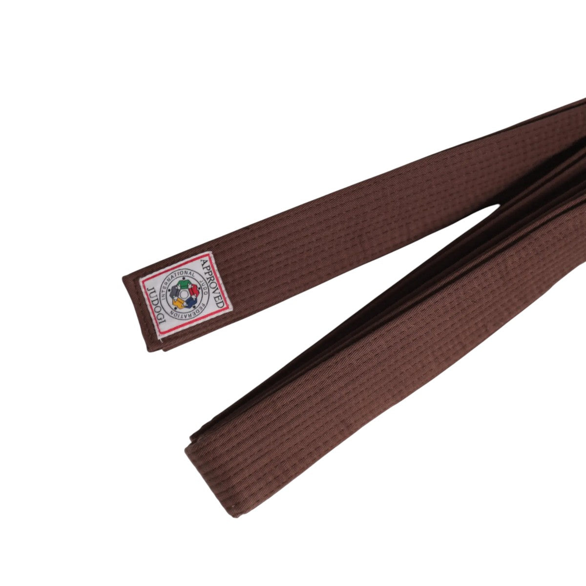 Ceinture marron de Judo Fighting Films IJF – Compétition