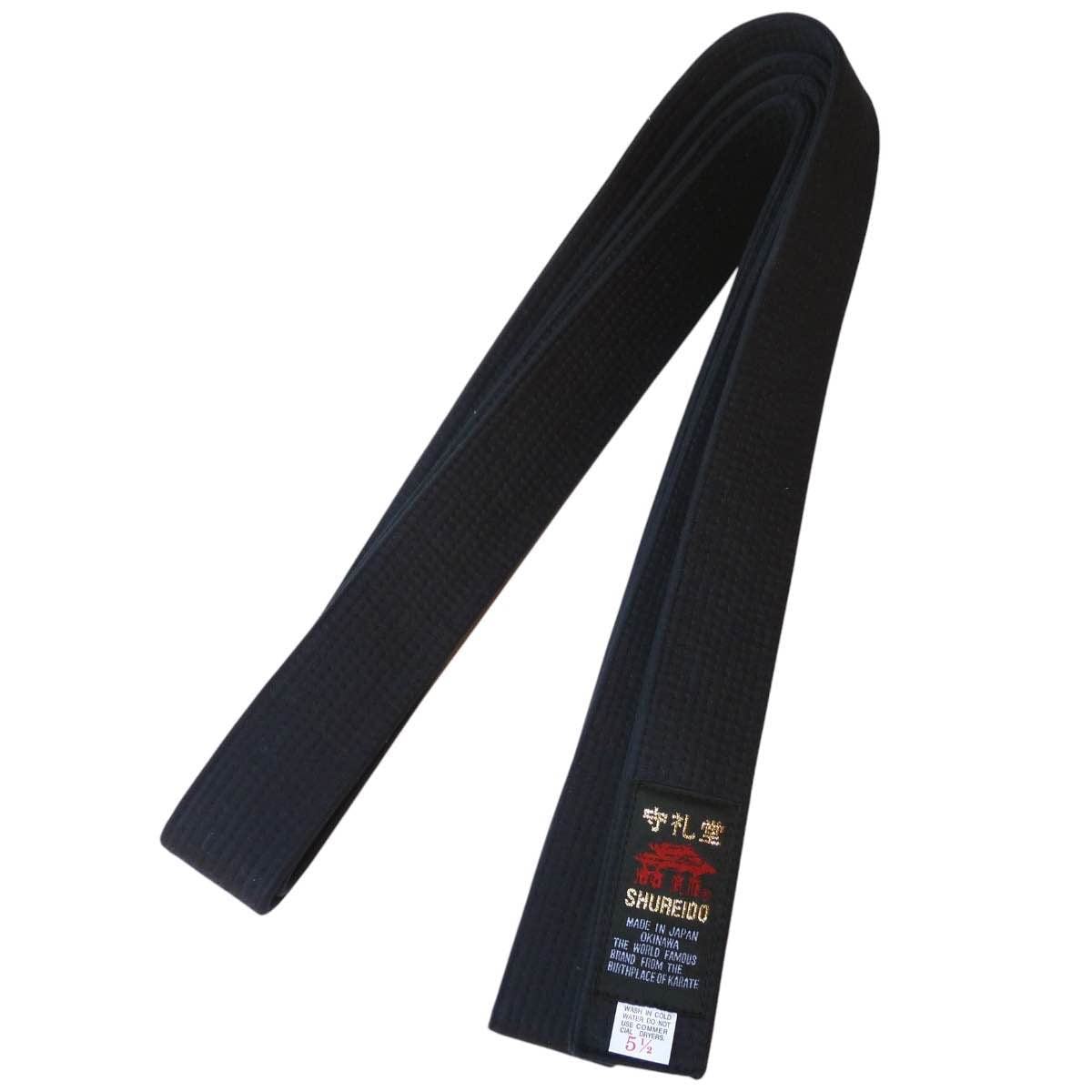 Ceinture noire Shureido en coton