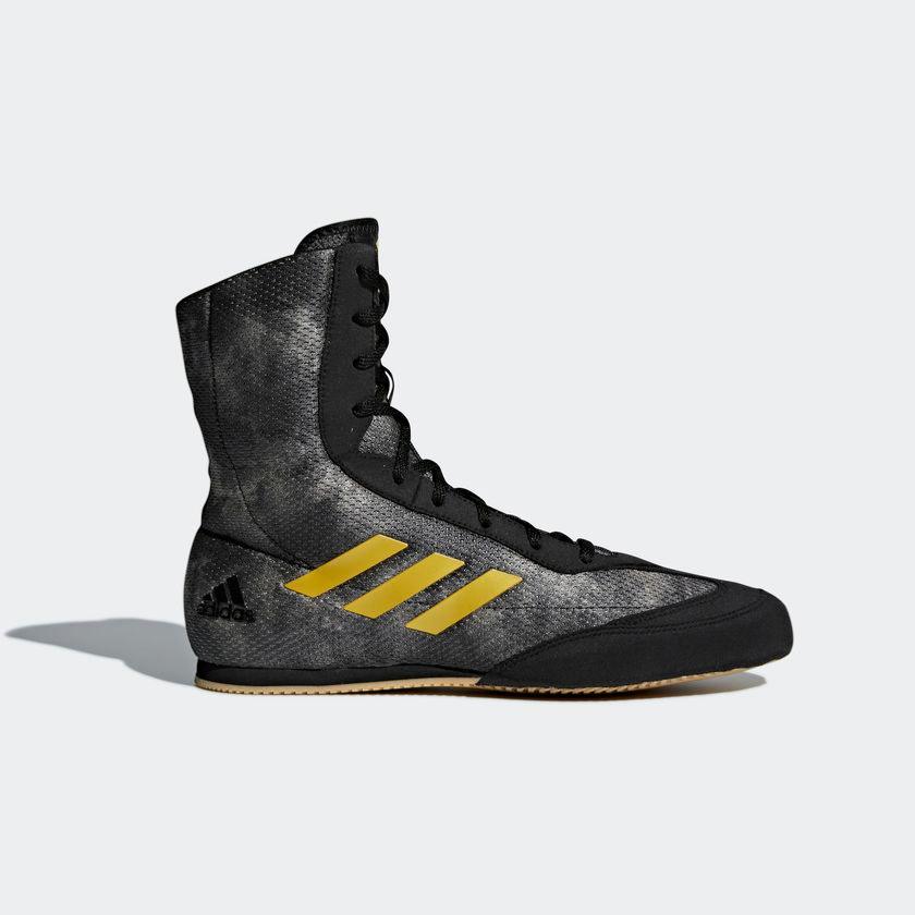 Chaussures de Boxe Adidas Box Hog + Noir - Boutique des Arts Martiaux