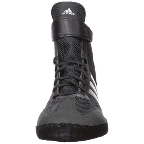 Chaussures de Lutte Adidas Combat Speed 5 - Noir/Argent - Boutique des Arts Martiaux et Sports de Combat