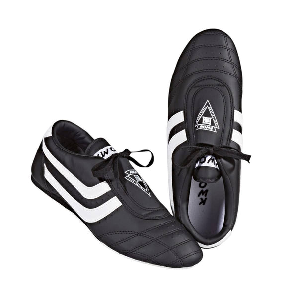 ForceRoute Chaussures De Taekwondo,Chaussures De Taichi,Chaussures Art Martiaux,Unisexe,Arts Martiaux Kung Fu Baskets Cuir,pour Homme Et