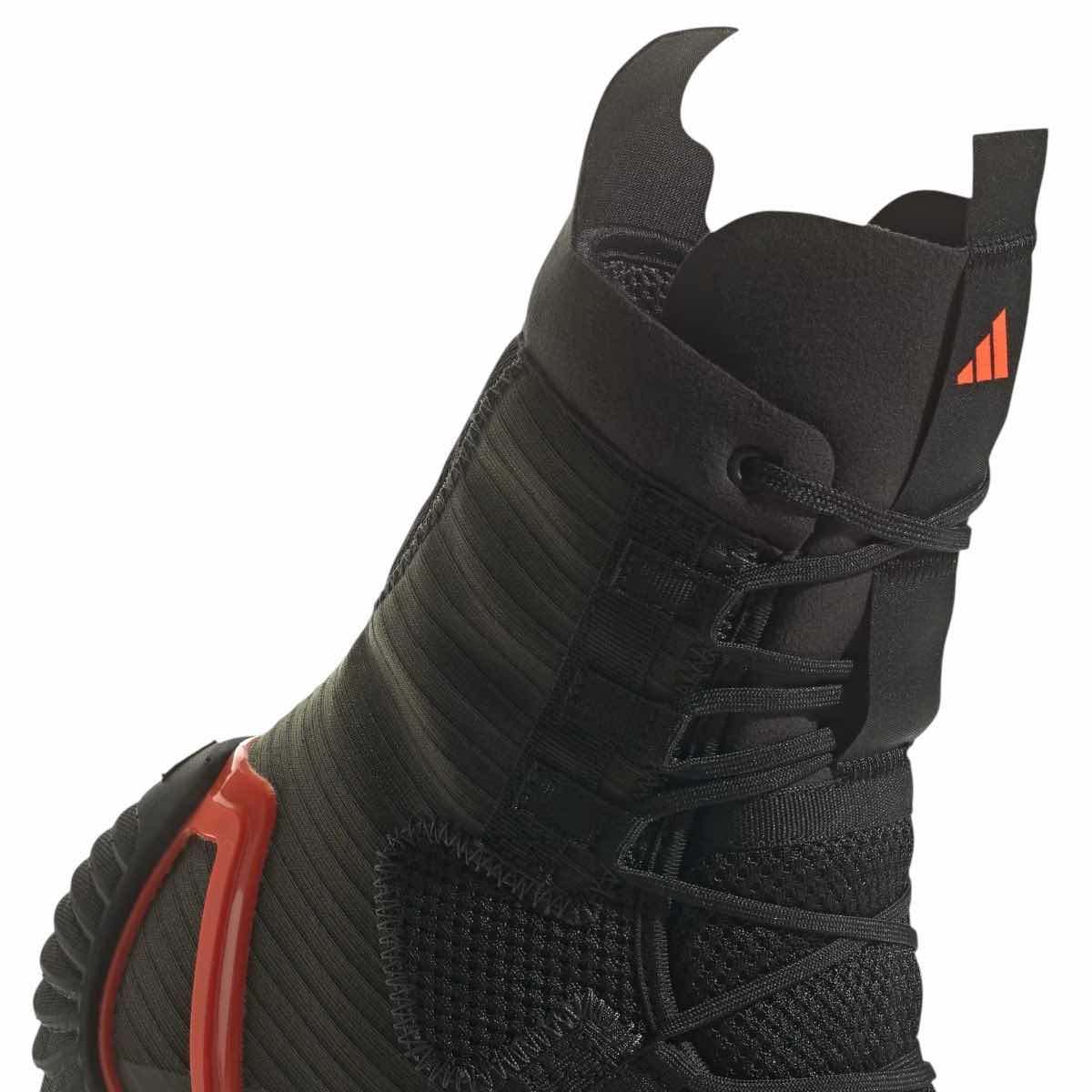 Chaussures de Boxe Adidas Speedex 23 Noir Kaki / Rouge détail