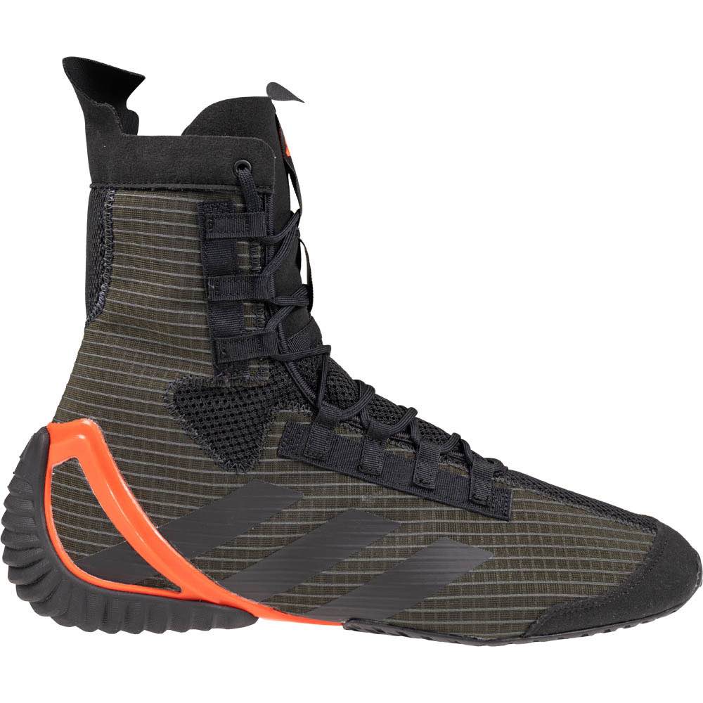 Chaussures de Boxe Adidas Speedex 23 Noir Kaki / Rouge