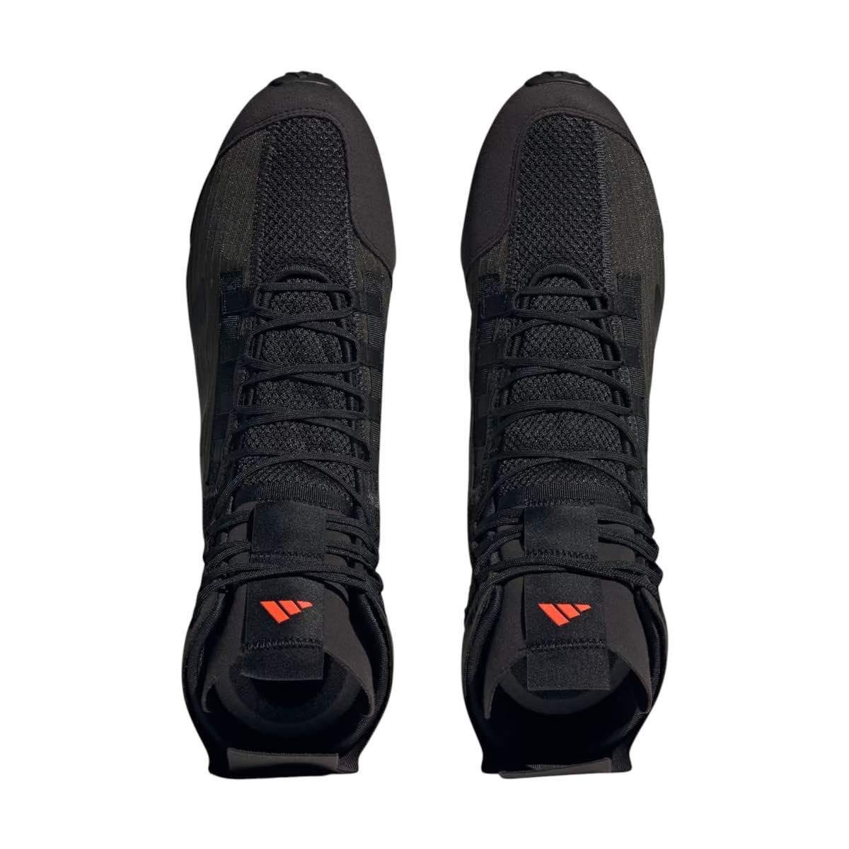 Chaussures de Boxe Adidas Speedex 23 Noir Kaki / Rouge dessus