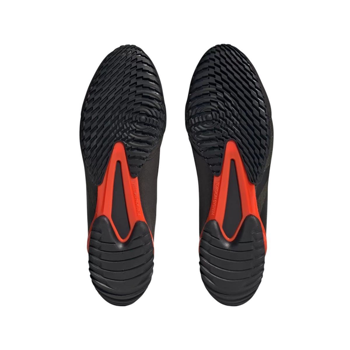 Chaussures de Boxe Adidas Speedex 23 Noir Kaki / Rouge semelle