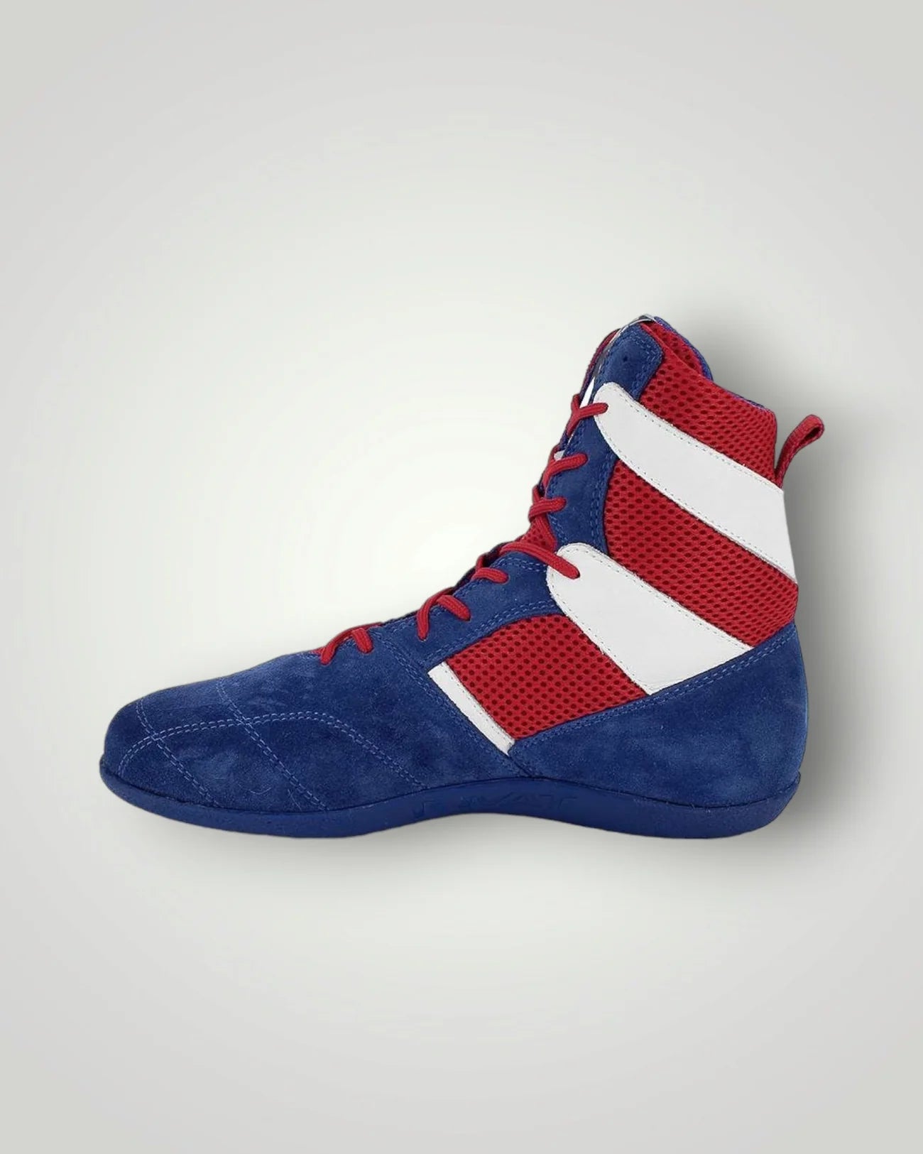 Chaussures de boxe française savate Rivat Top Light Tricolore Bleu/Blanc/Rouge
