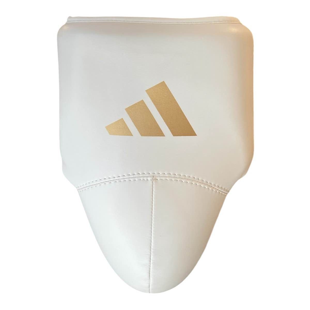 Coquille de Boxe Anglaise Pro Adidas - Blanc/Or