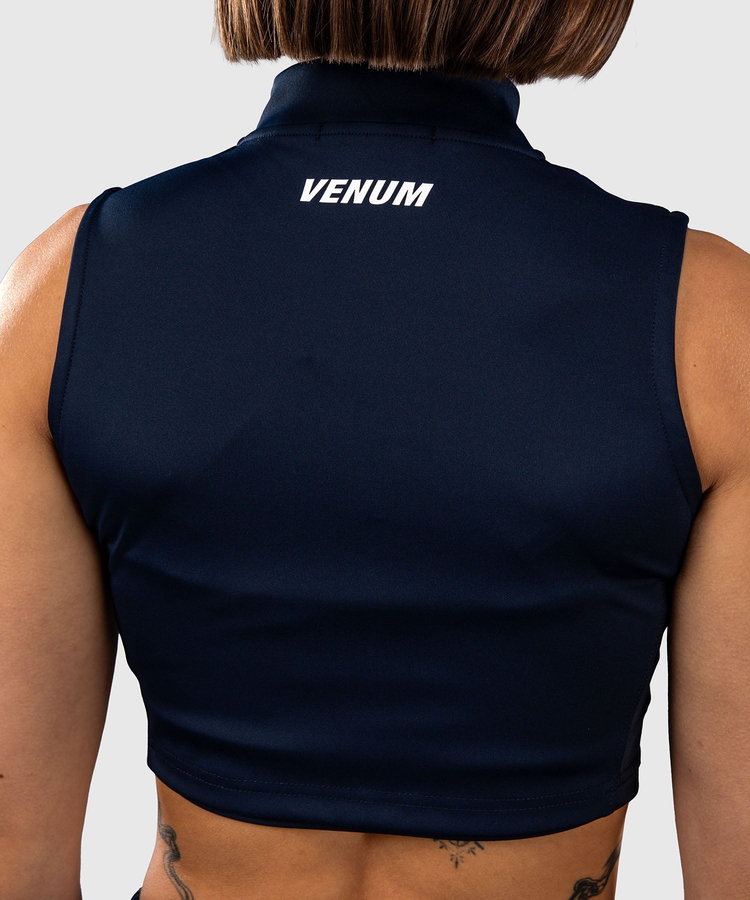 Crop Top pour Femme Venum Sculpt Shape - Bleu Marine