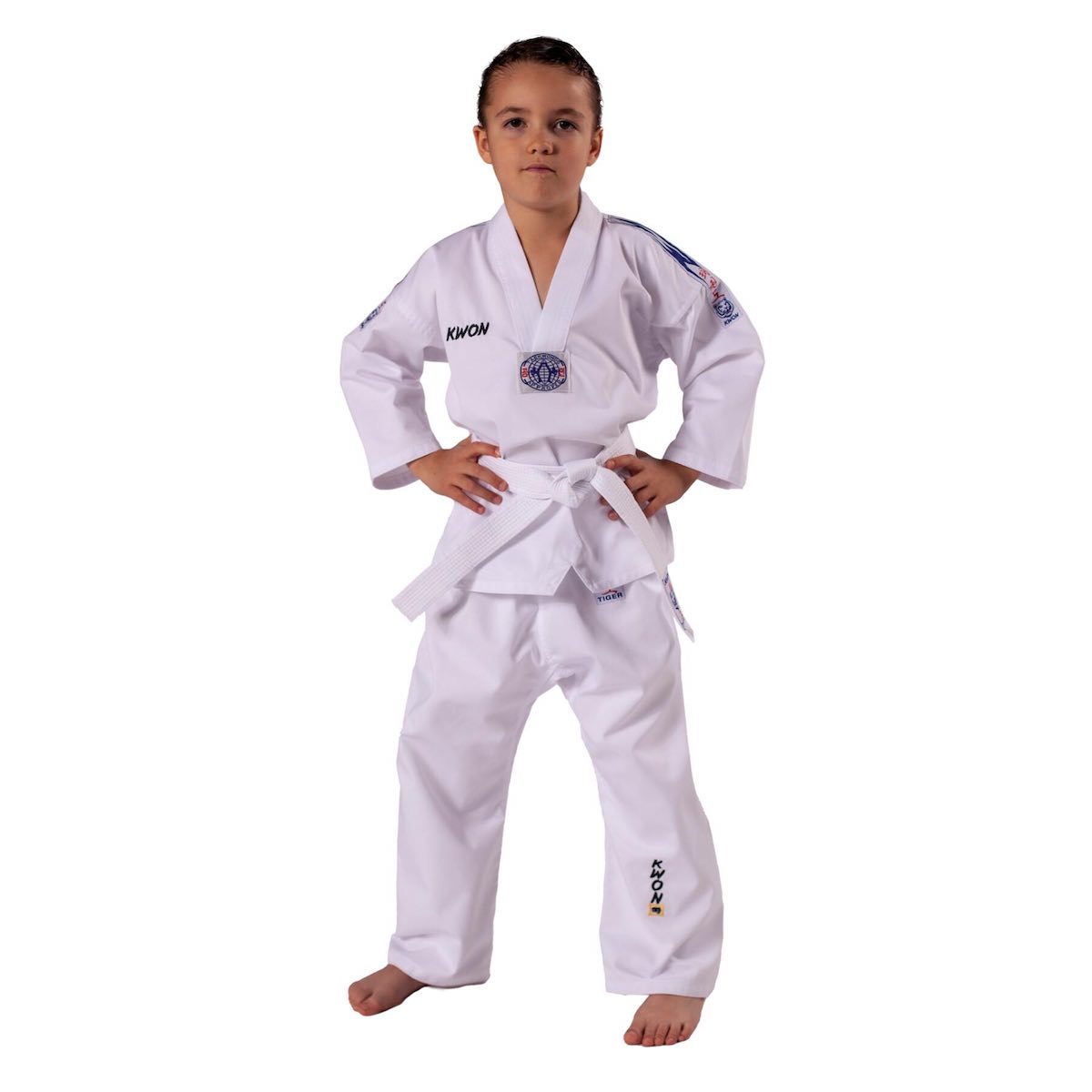 Dobok Taekwondo Kwon Clubline Blue Tiger