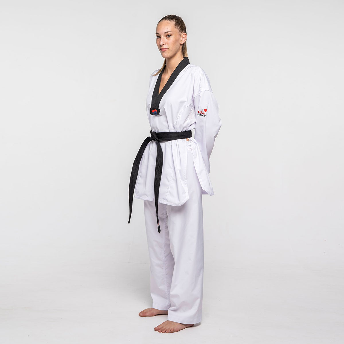 Dobok de Taekwondo FUJIMAE ProWear WT Col Noir