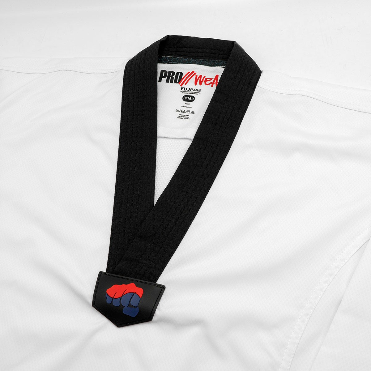 Dobok de Taekwondo FUJIMAE ProWear WT Col Noir