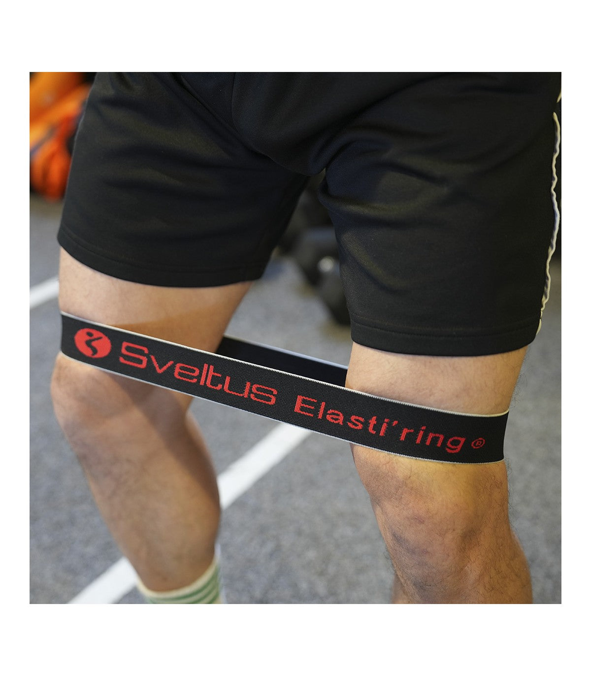 Elasti'ring Sveltus - Bande de résistance - noir 15 kg