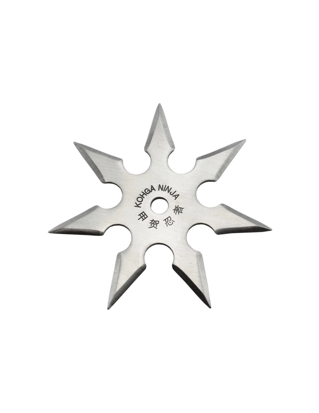 Etoile de jet, Shuriken 7 branches acier 420 - Argent