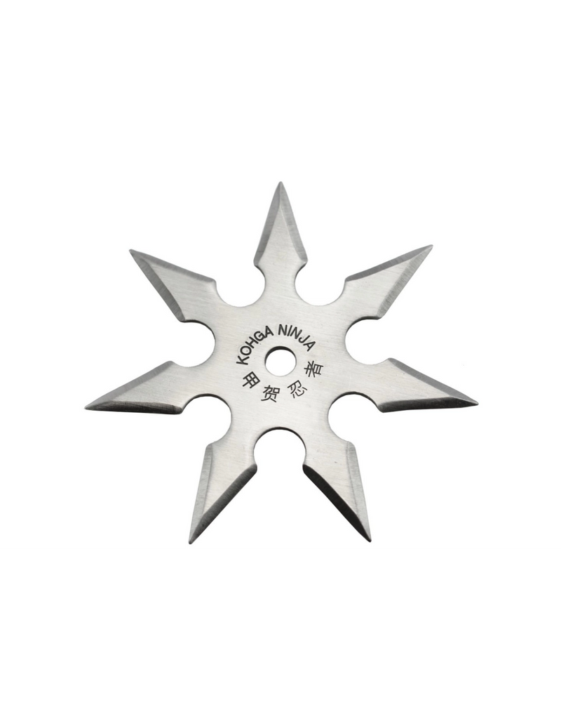 Etoile de jet, Shuriken 7 branches acier 420 - Argent