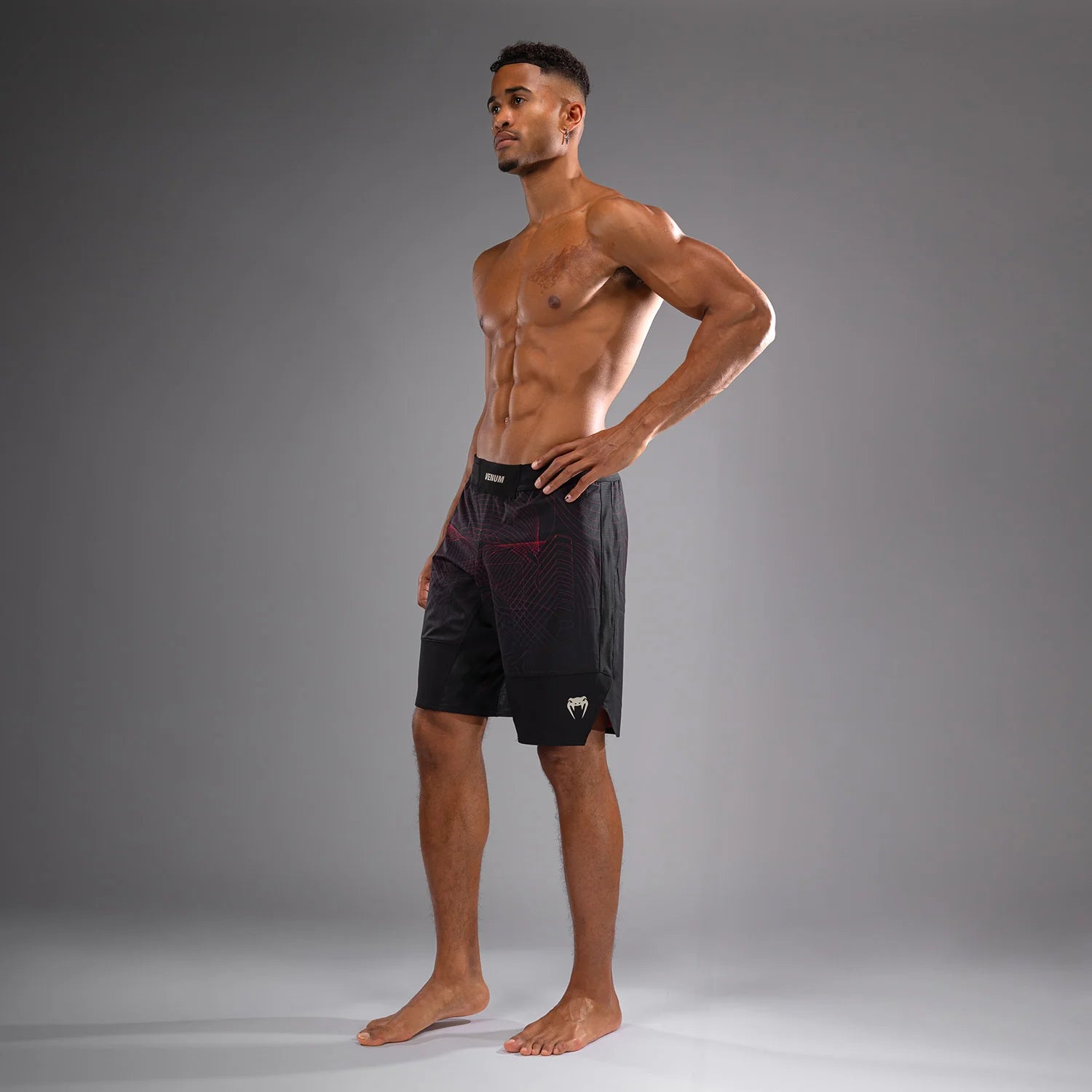 Fightshort Venum G-Fit Air - Noir/Rouge