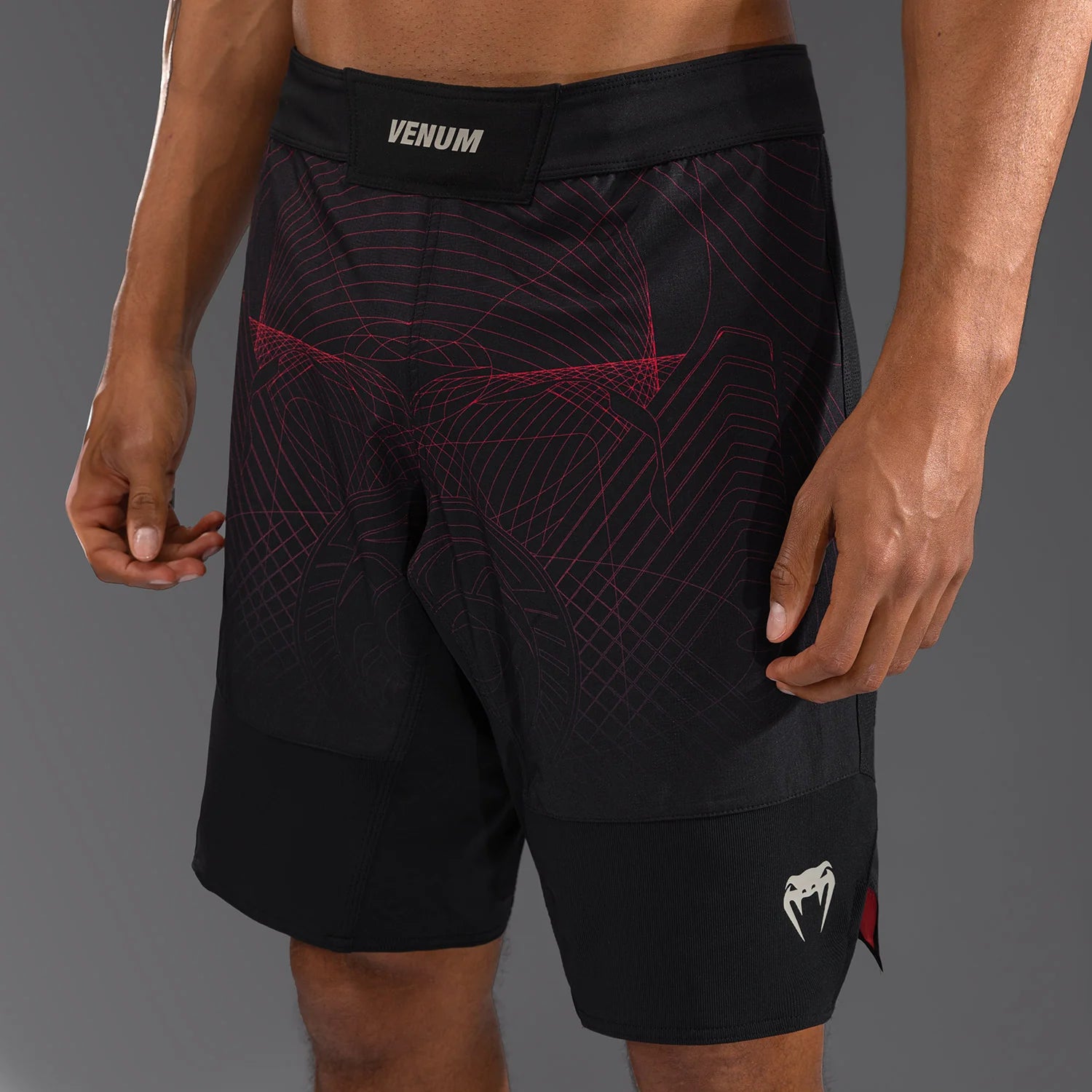 Fightshort Venum G-Fit Air - Noir/Rouge