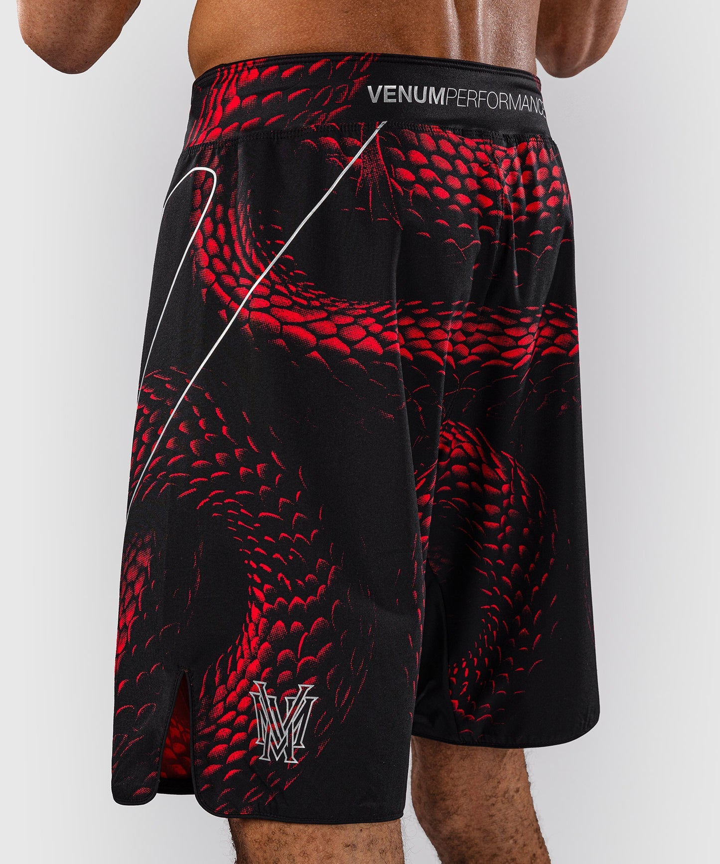 Fightshort Venum Matupa - Noir/Rouge/Argent