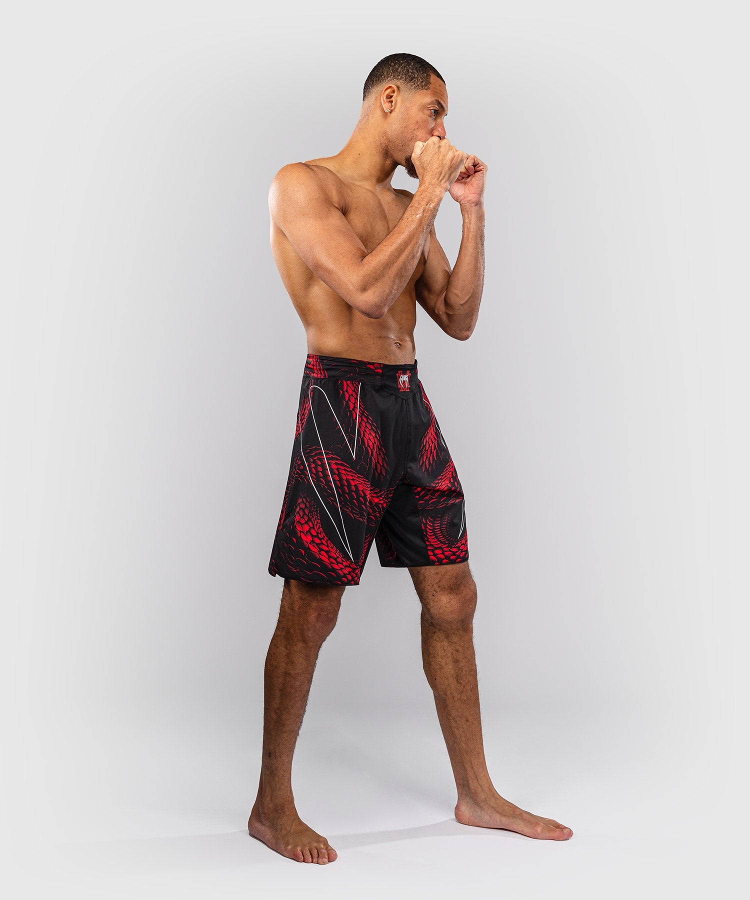 Fightshort Venum Matupa - Noir/Rouge/Argent