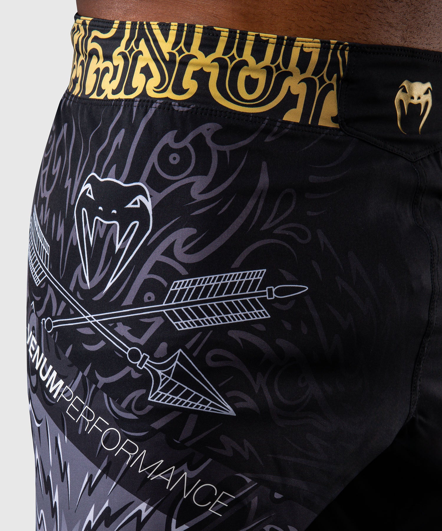 Fightshort Venum Wolf Atak - Noir/Gris