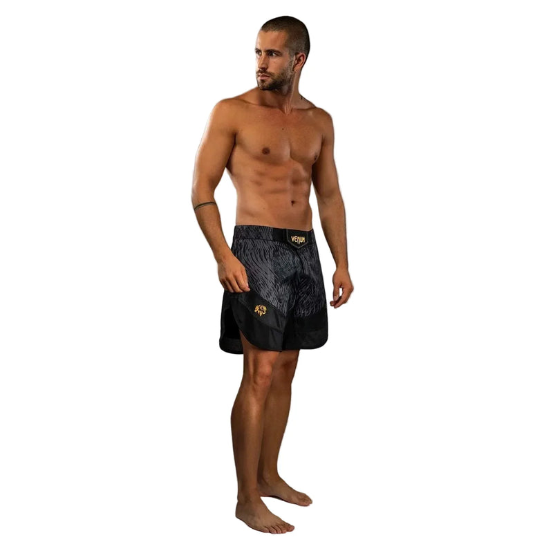 Fightshorts Wild Borz – Venum x Chimaev Noir/Gris