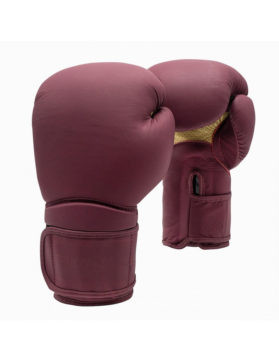 Gants Boxe FUJIMAE Advantage Cuir 2 QS Bordeaux