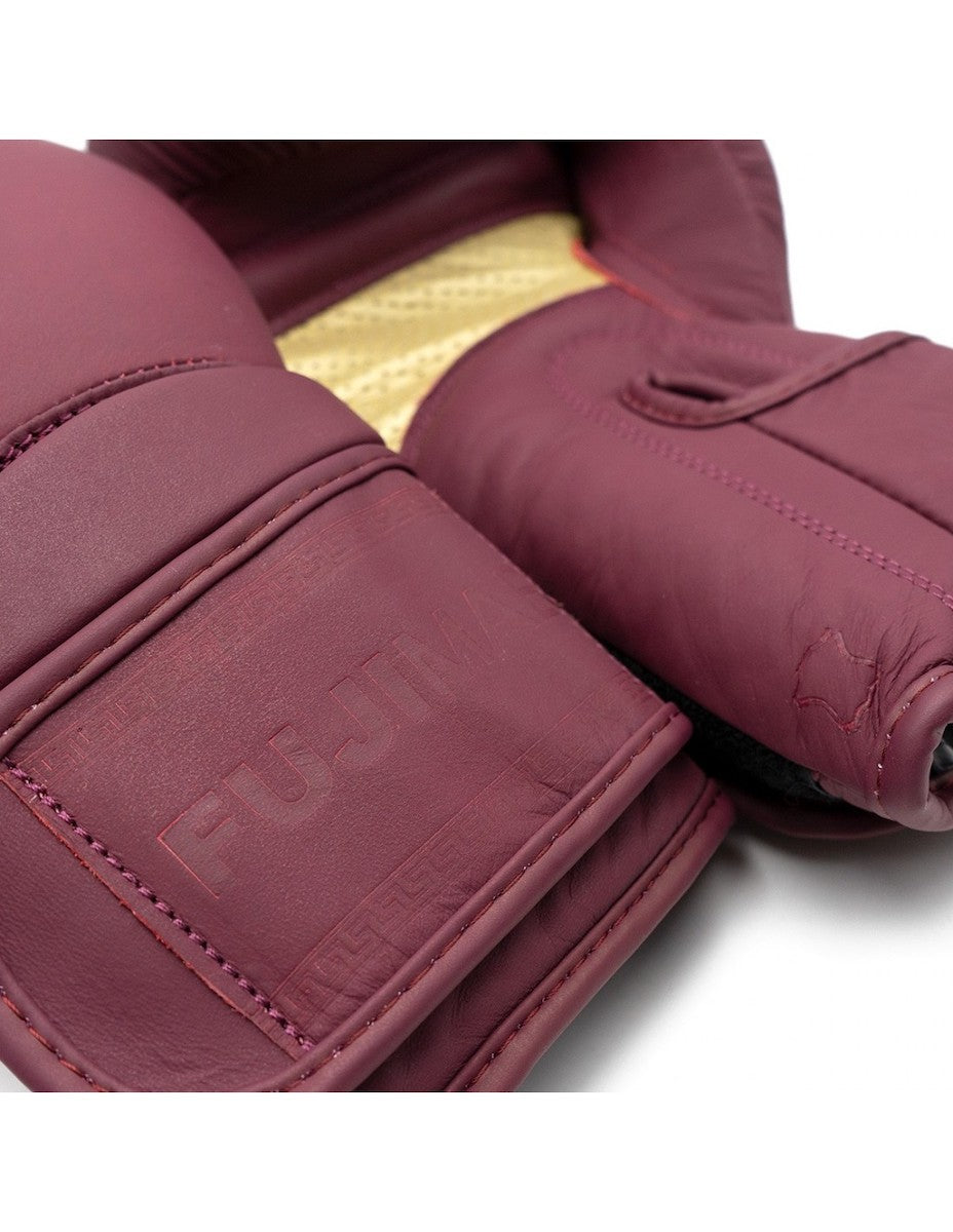 Gants Boxe FUJIMAE Advantage Cuir QS Bordeaux