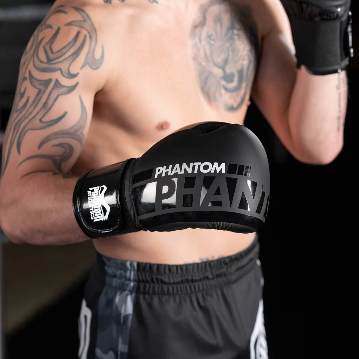 Gants de Boxe APEX Speed - Phantom Athletics - Noir