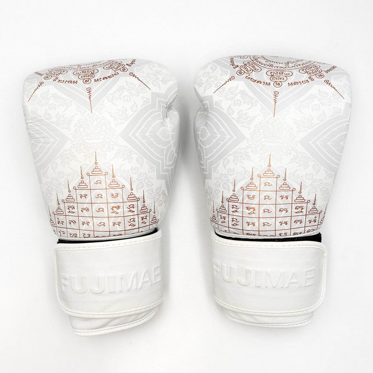 Gants de Boxe FUJIMAE Sakyant II - Blanc/Bronze