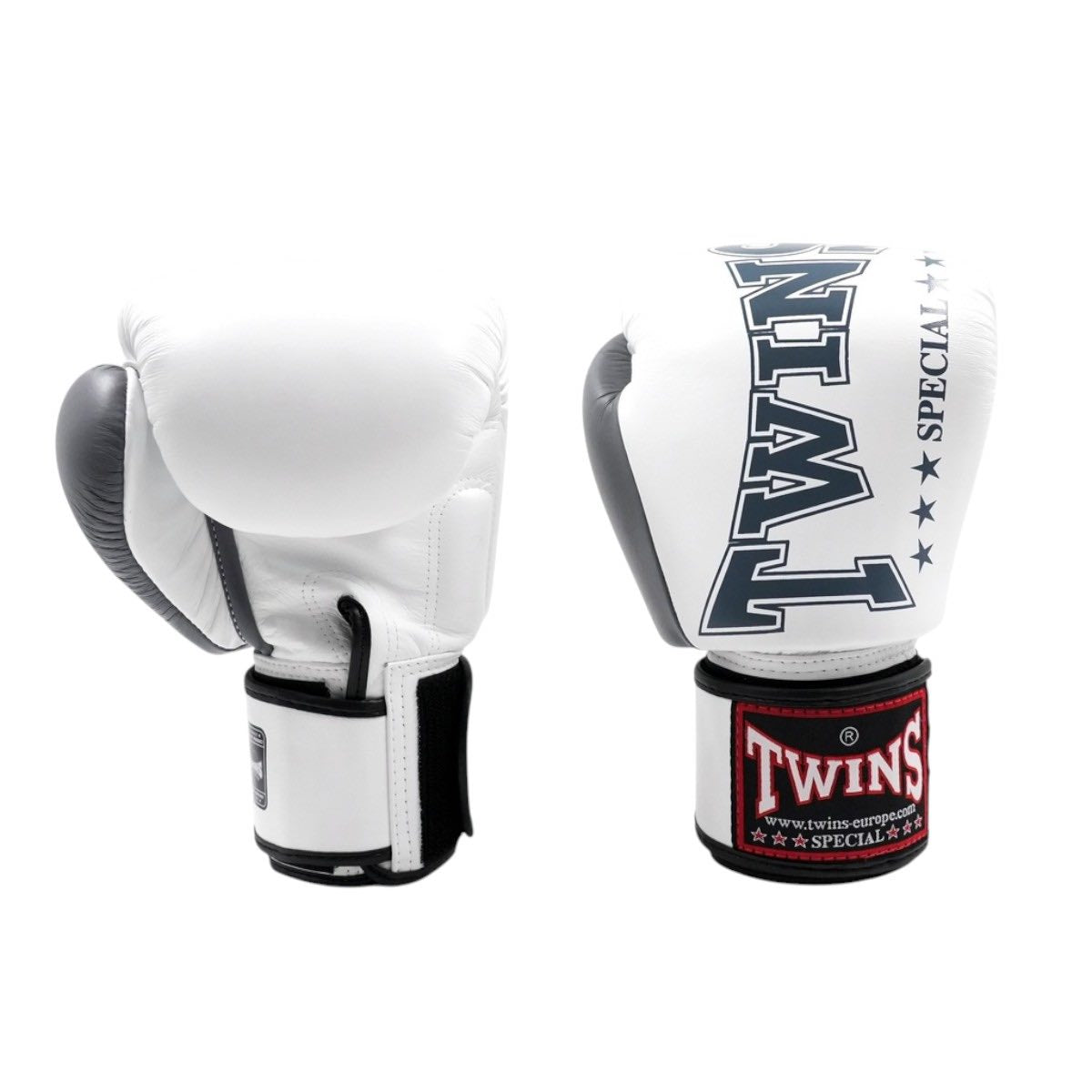 Gants de Boxe Twins Special BGVL8 Blanc - Gris