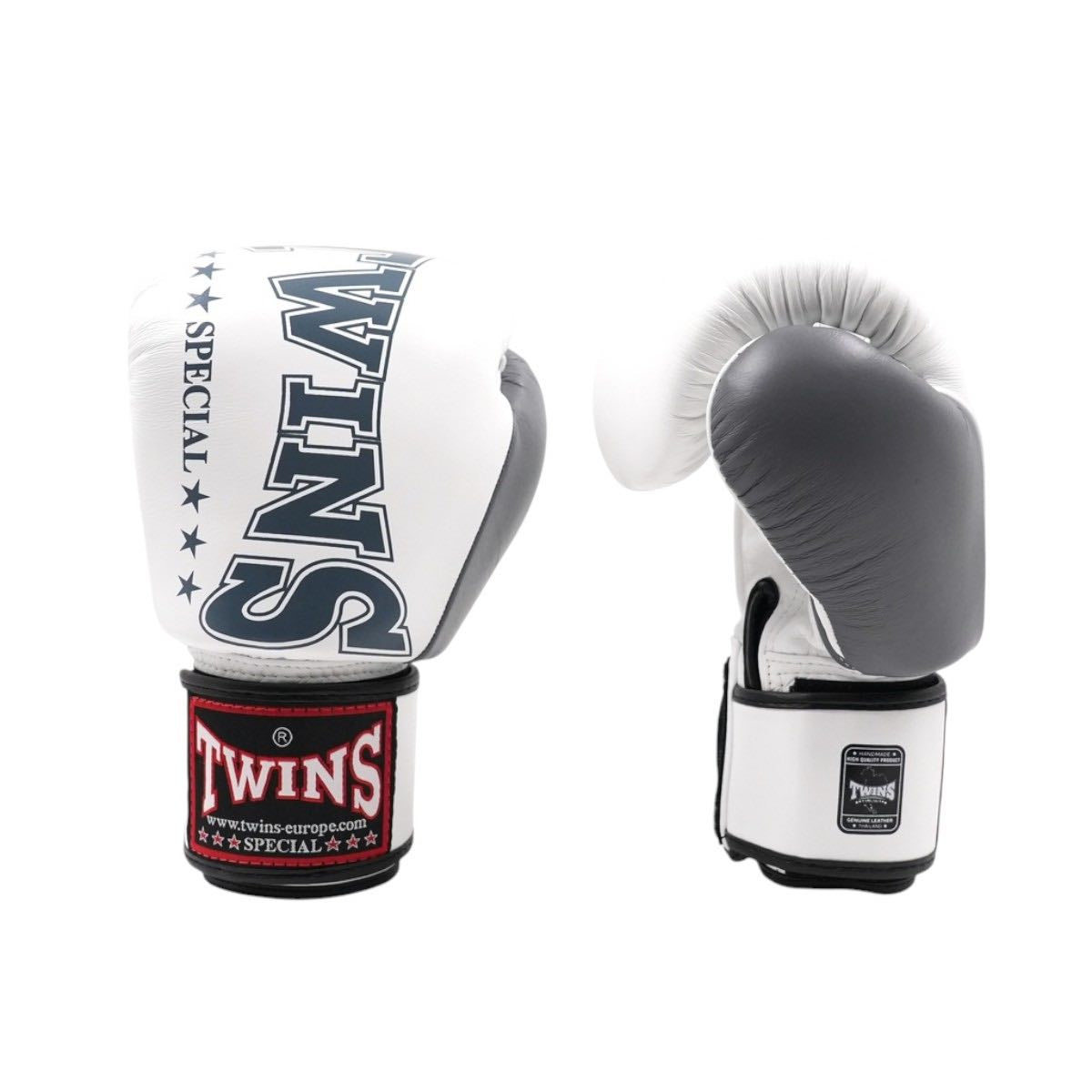 Gants de Boxe Twins Special BGVL8 Blanc Gris