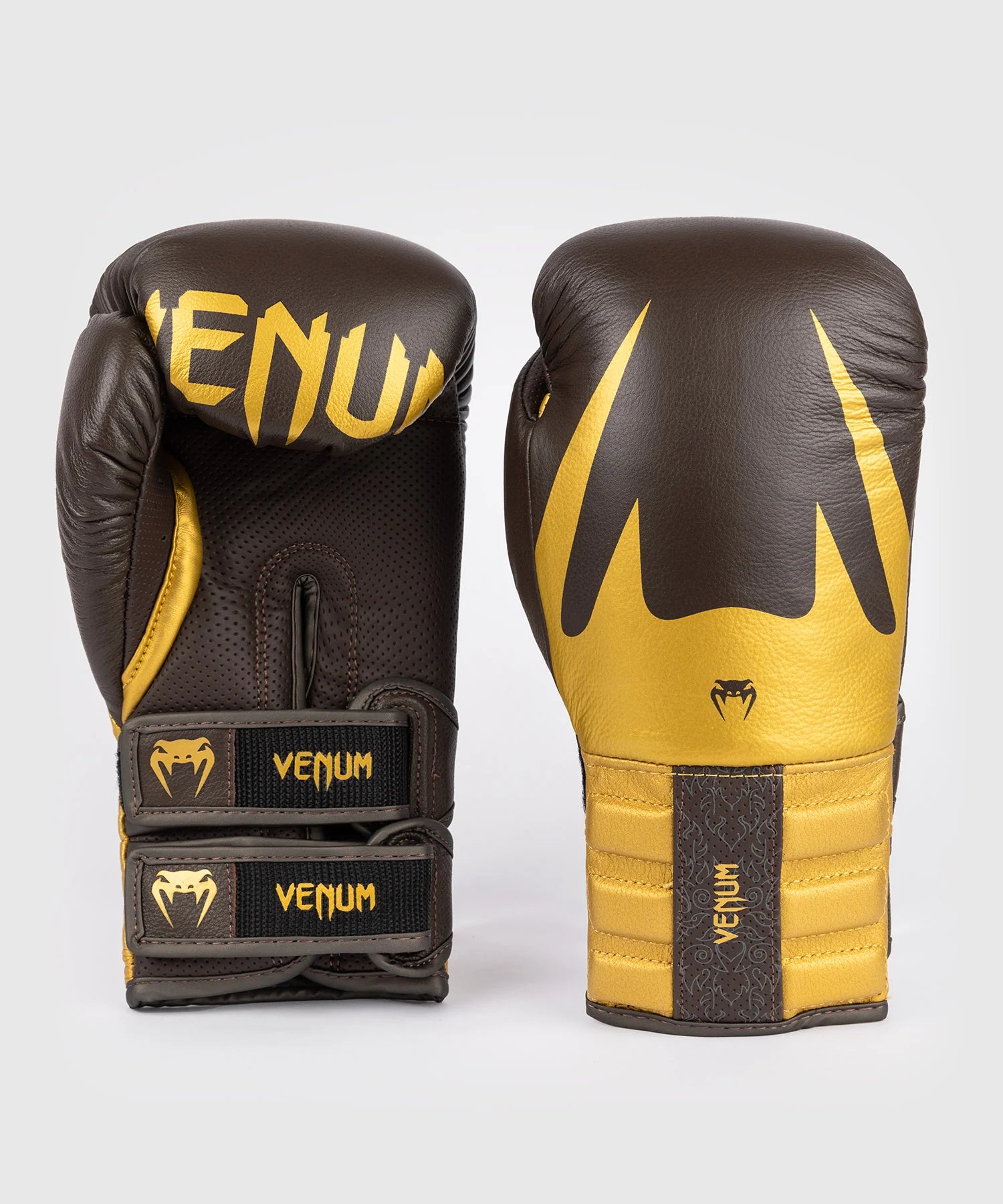 Gants de Boxe Venum Reverso Chocolat Or