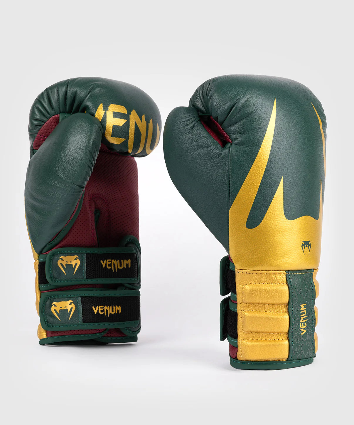 Gants de Boxe Venum Reverso Vert Émeraude Or