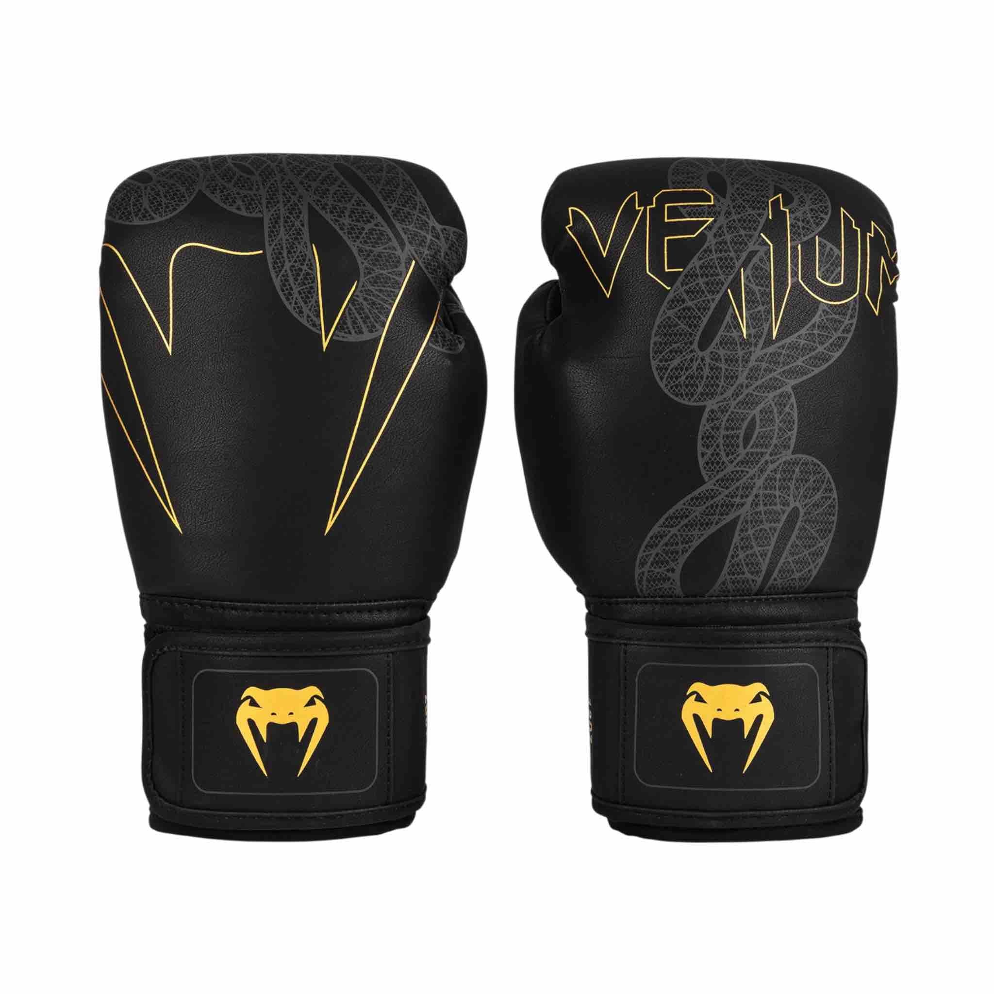 Gants de Boxe Venum Serpenti – Noir/Argent/Or bis