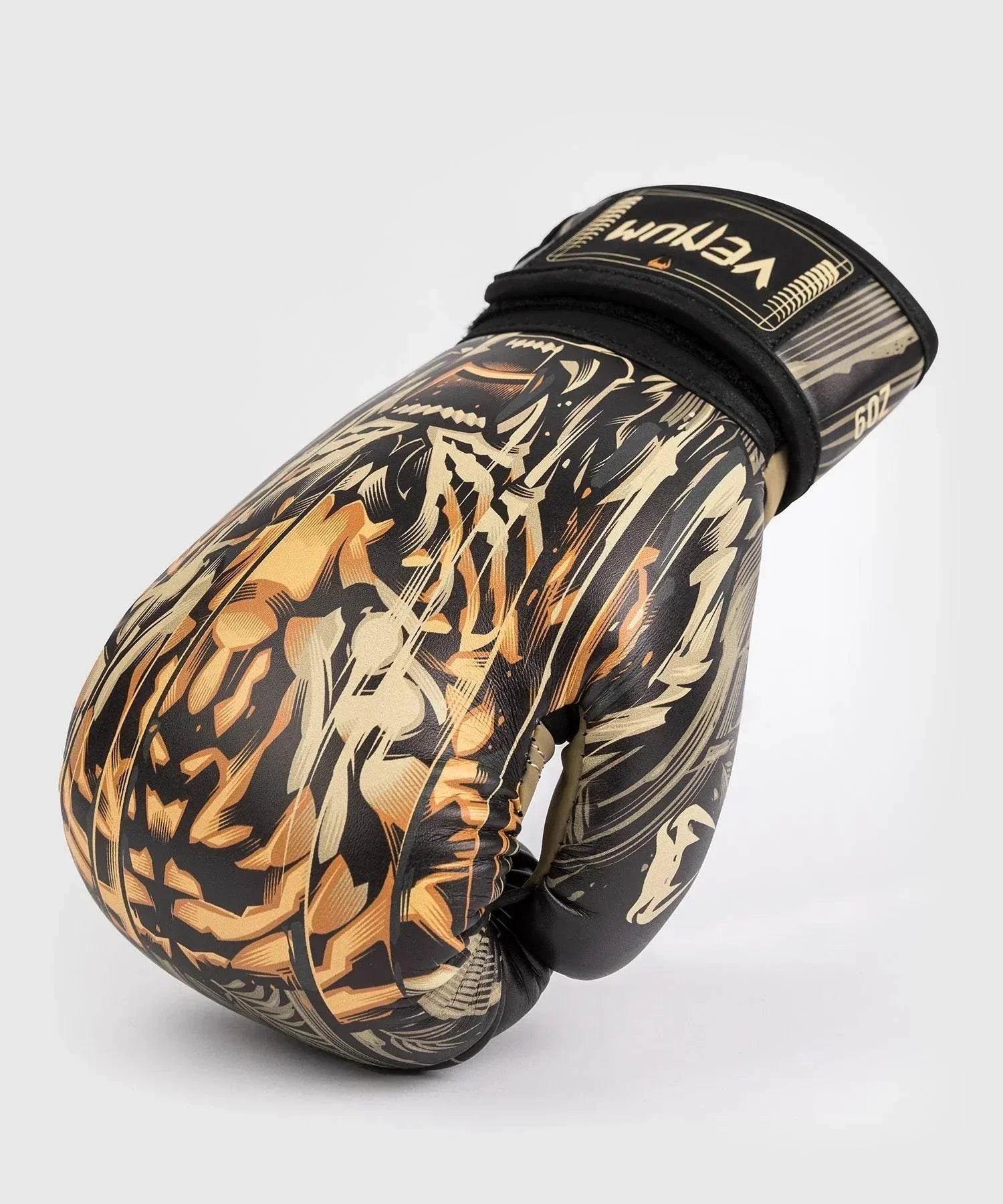 Gants de Boxe Venum Tiger Enfants - Noir/Orange Néon