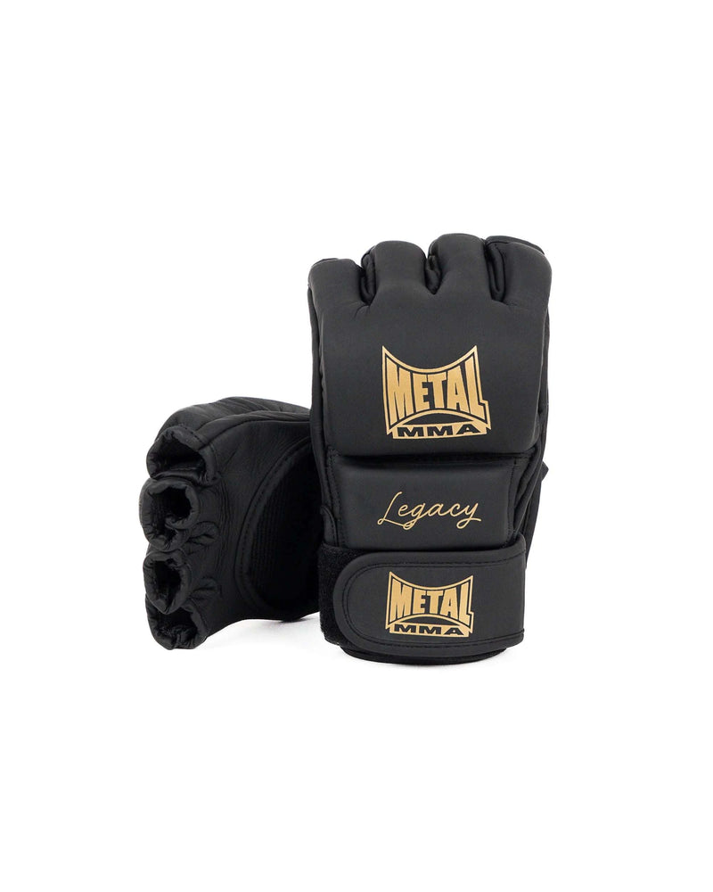 Gants de Combat MMA LEGACY - Metal Boxe - Noir/Or
