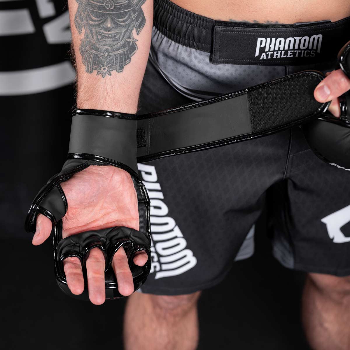 Gants de MMA APEX Sparring - Phantom Athletics - Noir