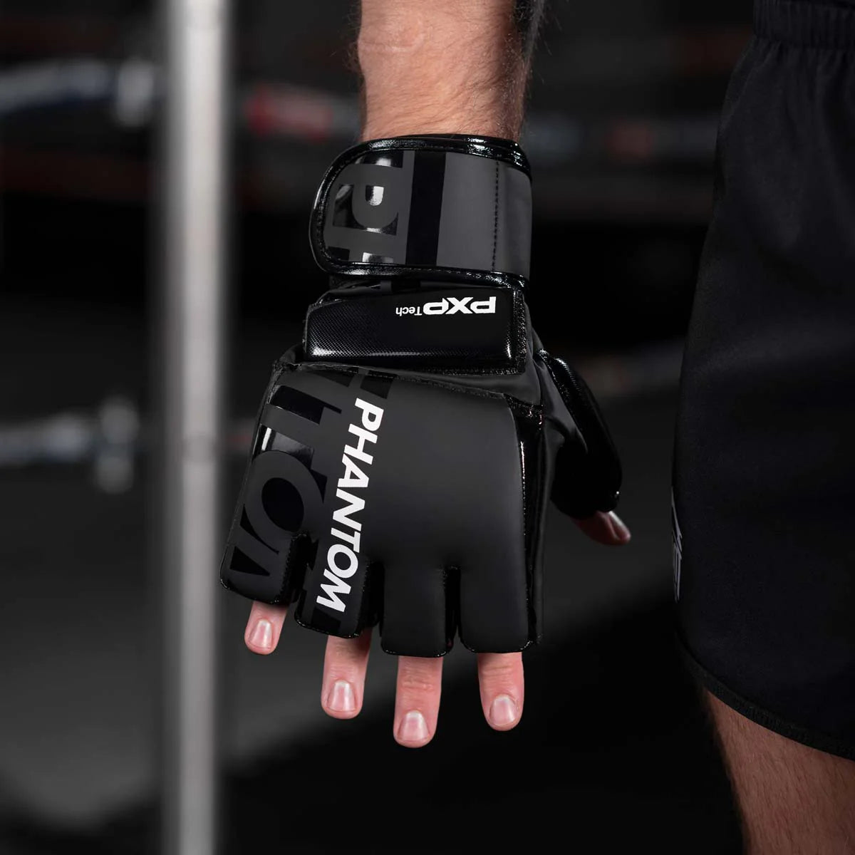 Gants de MMA APEX hybrid - Phantom Athletics - Noir