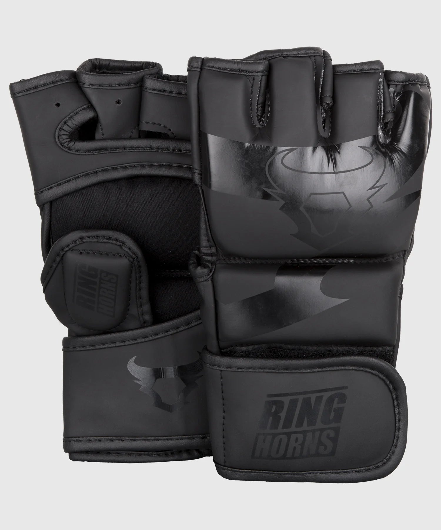 Gants de MMA Ringhorns Charger - Black/Black