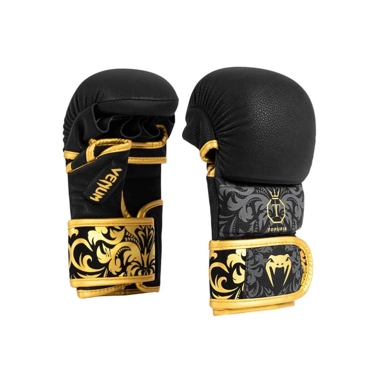 Gants de MMA Sparring Venum x Ilia Topuria Unmatched - Noir/Or 3