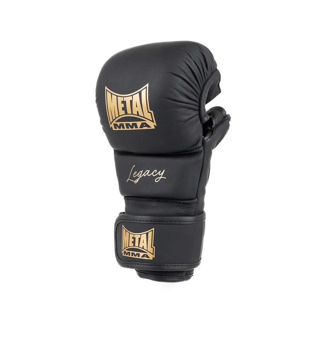 Gants de Sparring MMA LEGACY - Metal Boxe - Noir/Or