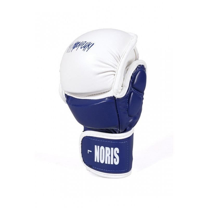 Gants de Yoseikan Budo Noris doigts libres bleu