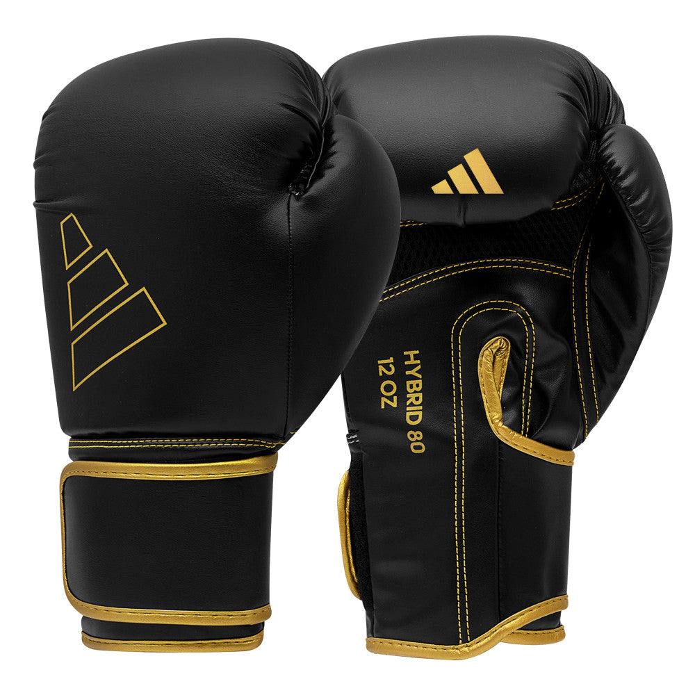 Gants de boxe Adidas Hybrid 80 - Noir/Or