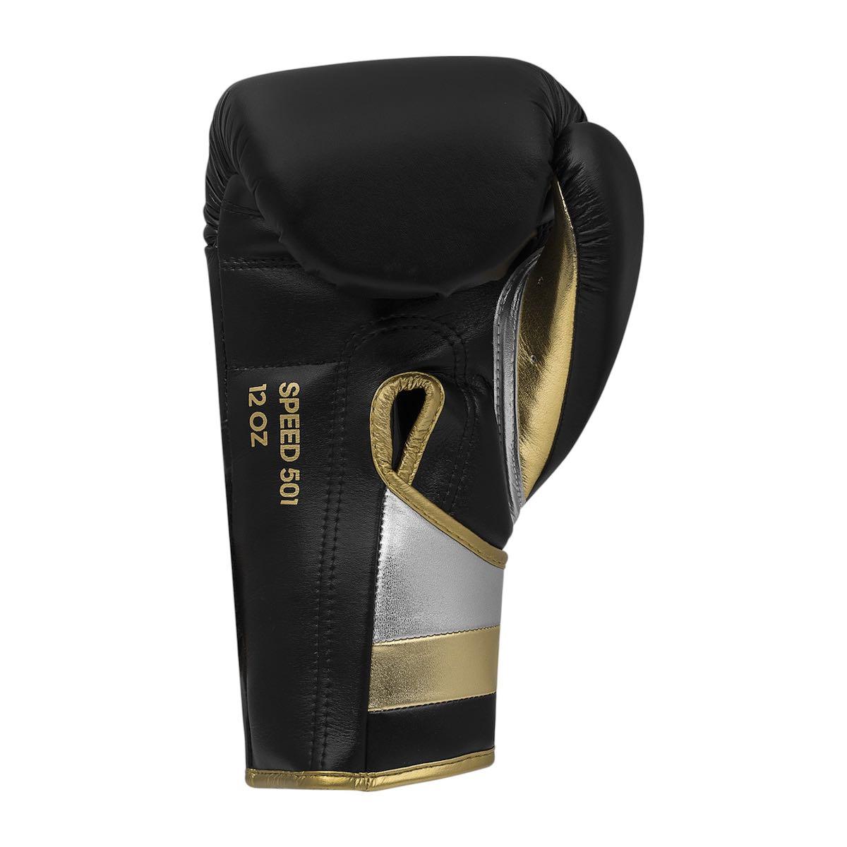 Gants de boxe Adidas Speed 501 Pro Noir/Or