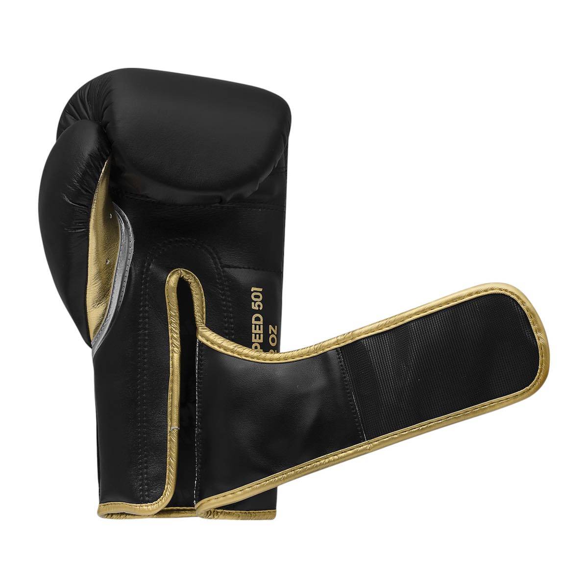 Gants de boxe Adidas Speed 501 Pro Noir/Or