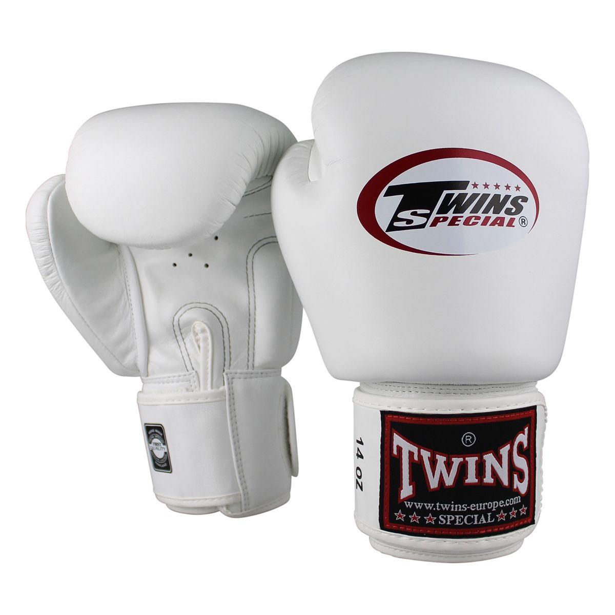 Gants de boxe Twins Classic Original couleur BGVL3 BLANC