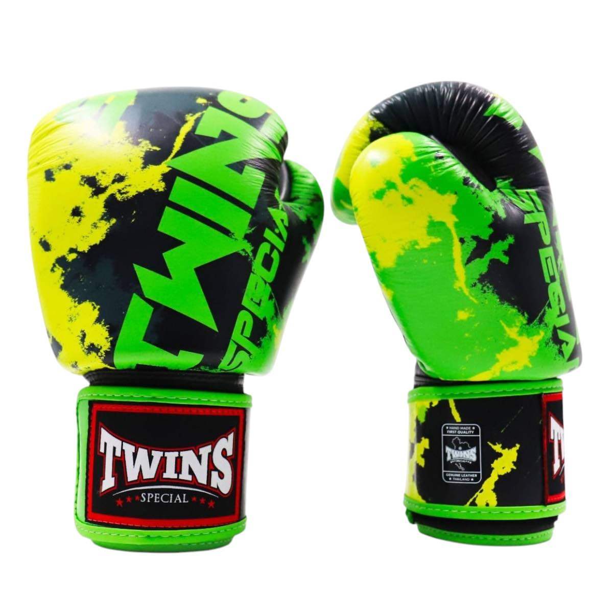 Gants de boxe Twins Fantasy - Vert Fluo